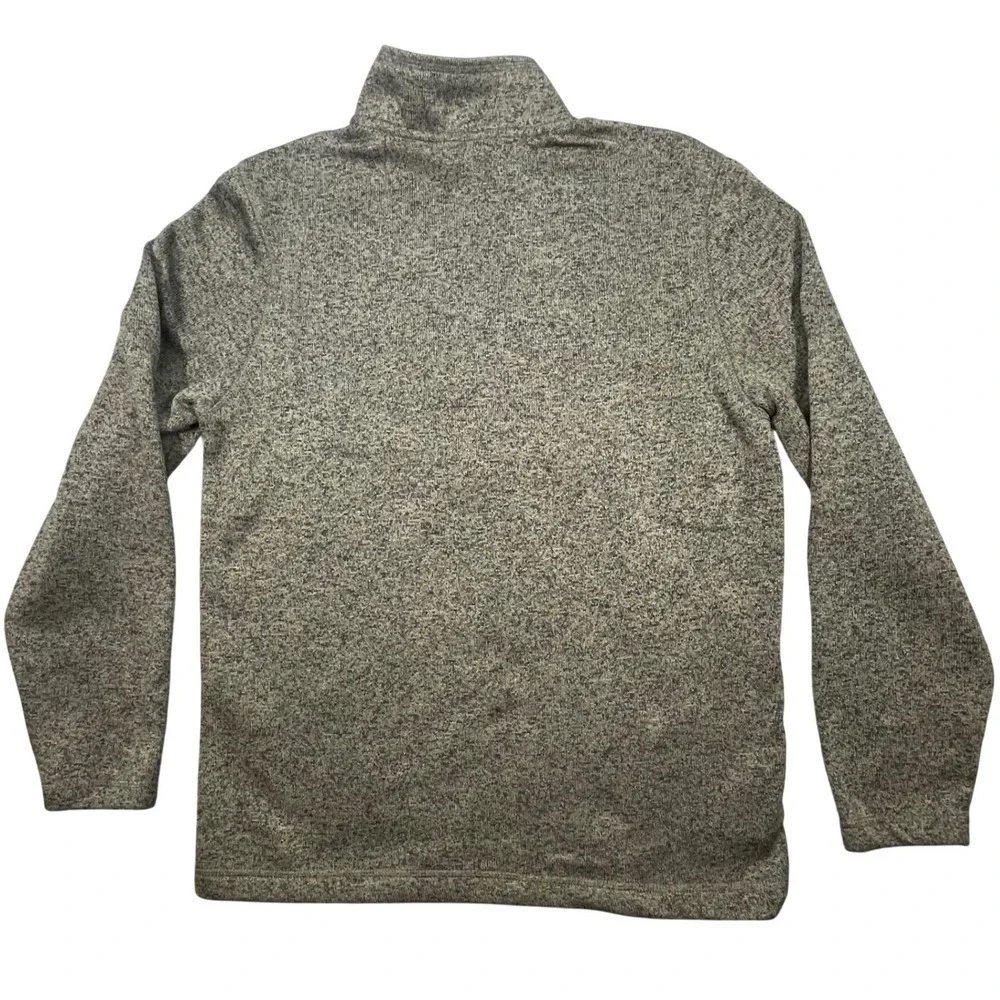 Eddie Bauer Green Radiator Fleece Quarter Zip Pullover Mens Size M